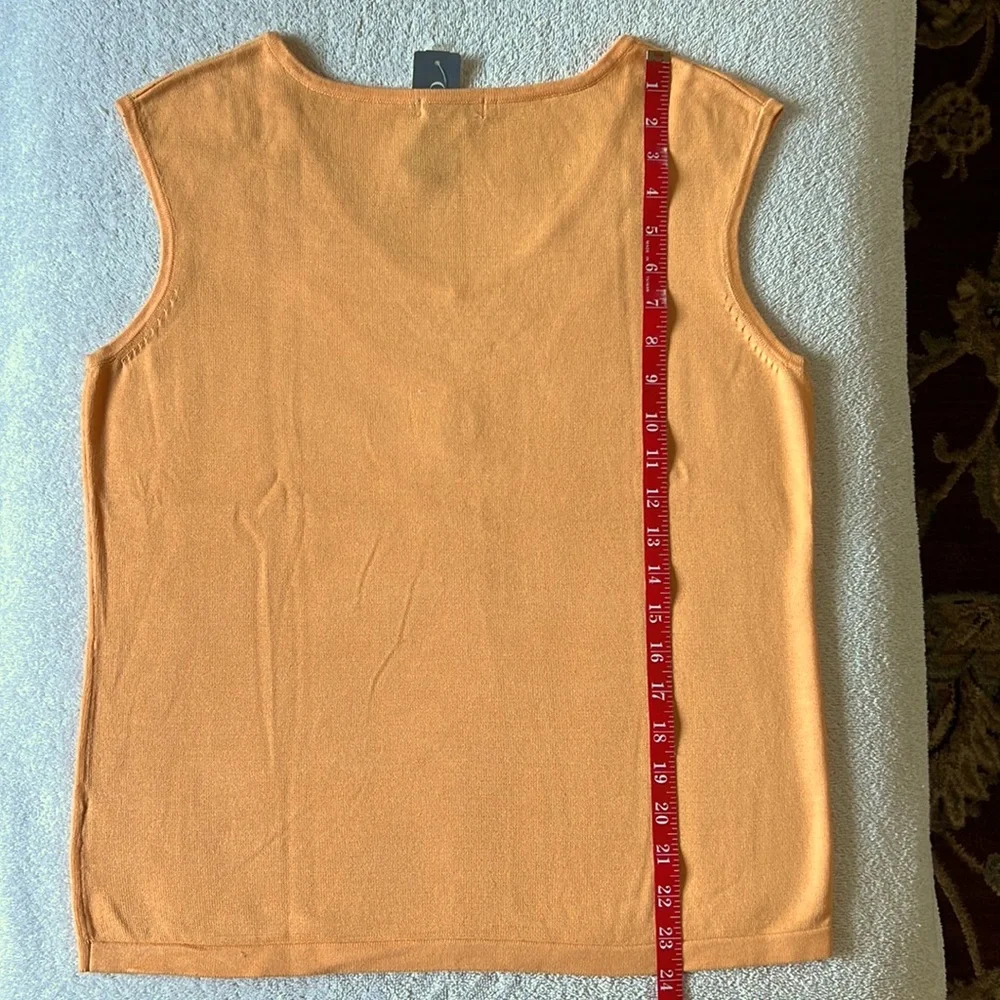 Orange Beaded Knit Top - Picture 8 of 10